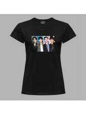 Футболка жіноча з музичним принтом "Улюблені BTS" (0455)