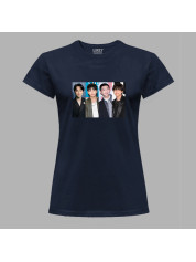 Футболка жіноча з музичним принтом "Улюблені BTS" (0455)