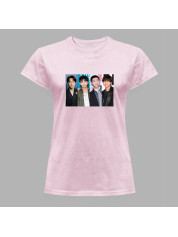 Футболка жіноча з музичним принтом "Улюблені BTS" (0455)