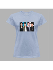 Футболка жіноча з музичним принтом "Улюблені BTS" (0455)
