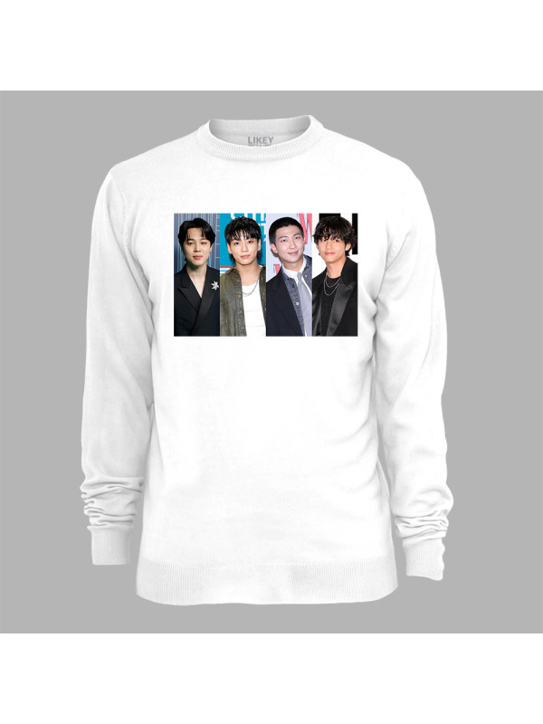 Світшот з музичним принтом "Улюблені BTS" (0455)