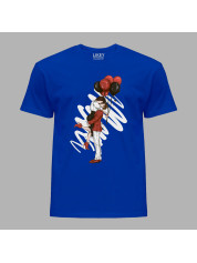 Футболка на день закоханих з романтичним принтом "Обійми та поцілунки" (1252)