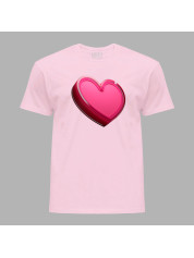 Футболка чоловіча з романтичним принтом "Heart (Серце)" (1264)