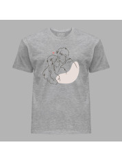 Футболка чоловіча з романтичним принтом "Кохання між нами" (24011270)