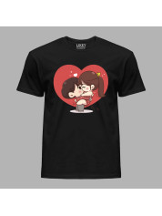 Футболка на день закоханих з романтичним принтом "Я тебе кохаю" (1271)