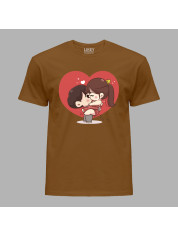 Футболка на день закоханих з романтичним принтом "Я тебе кохаю" (1271)