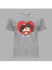 Футболка на день закоханих з романтичним принтом "Я тебе кохаю" (1271)