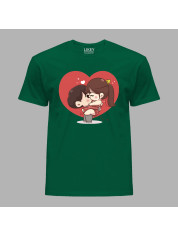 Футболка на день закоханих з романтичним принтом "Я тебе кохаю" (1271)