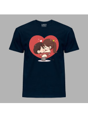 Футболка на день закоханих з романтичним принтом "Я тебе кохаю" (1271)