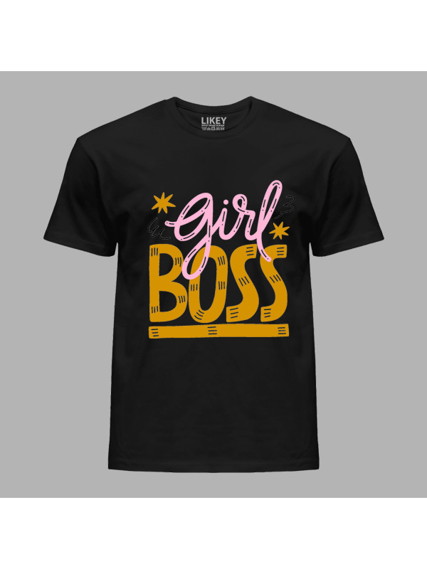 Футболка чоловіча з принтом "Дівчина Босс (Girl Boss)" (1942)