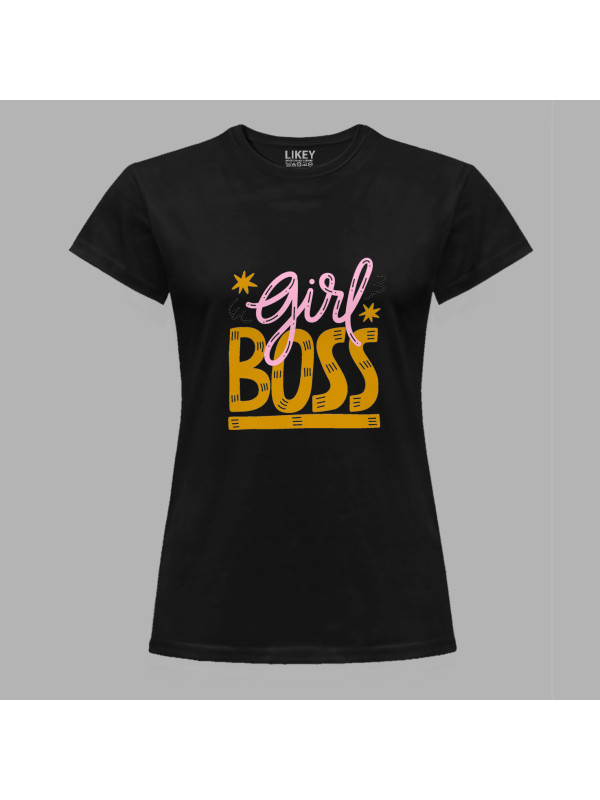 Футболка жіноча з принтом "Дівчина Босс (Girl Boss)" (1942)