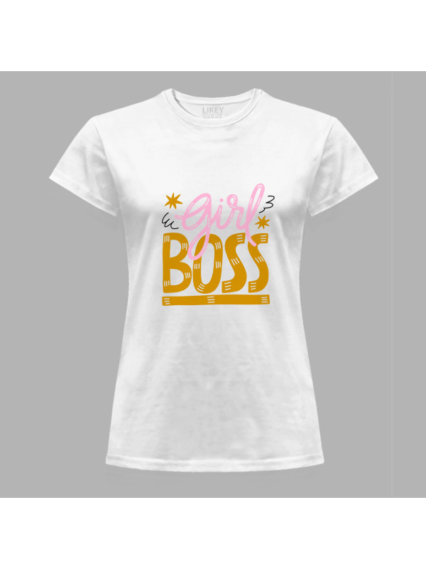 Футболка жіноча з принтом "Дівчина Босс (Girl Boss)" (1942)