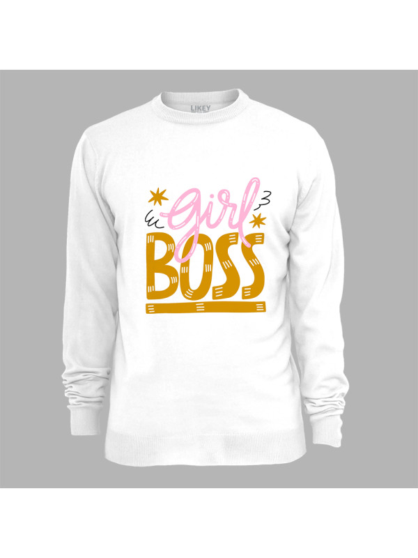 Світшот з принтом "Дівчина Босс (Girl Boss)" (1942)