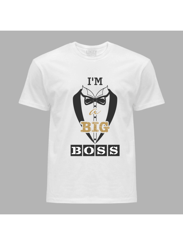 Футболка чоловіча з принтом "I'm а Big Boss (Я - Біг Босс)" (1944)
