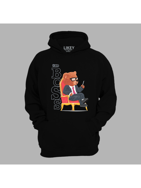 Худі з принтом "I'm а Bear Boss (Я - Ведмідь Босс)" (1945)