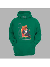 Худі з принтом "I'm а Bear Boss (Я - Ведмідь Босс)" (1945)