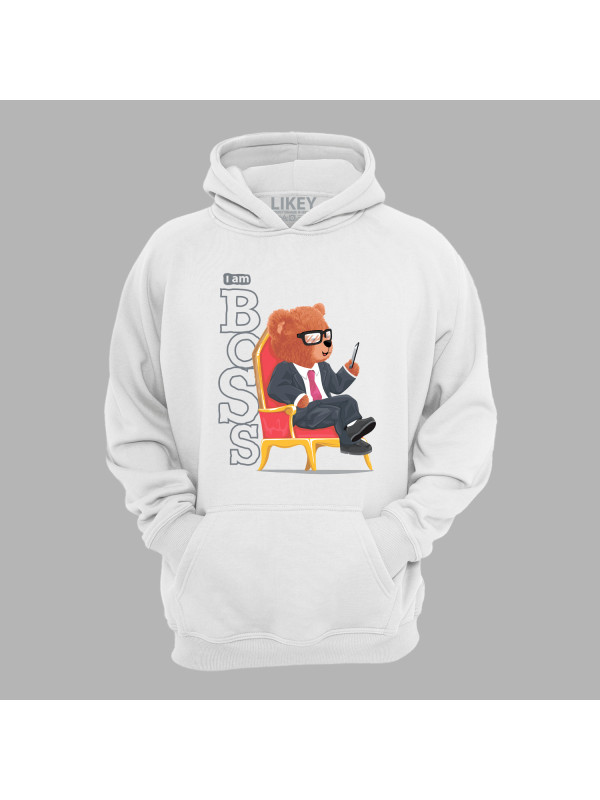 Худі з принтом "I'm а Bear Boss (Я - Ведмідь Босс)" (1945)