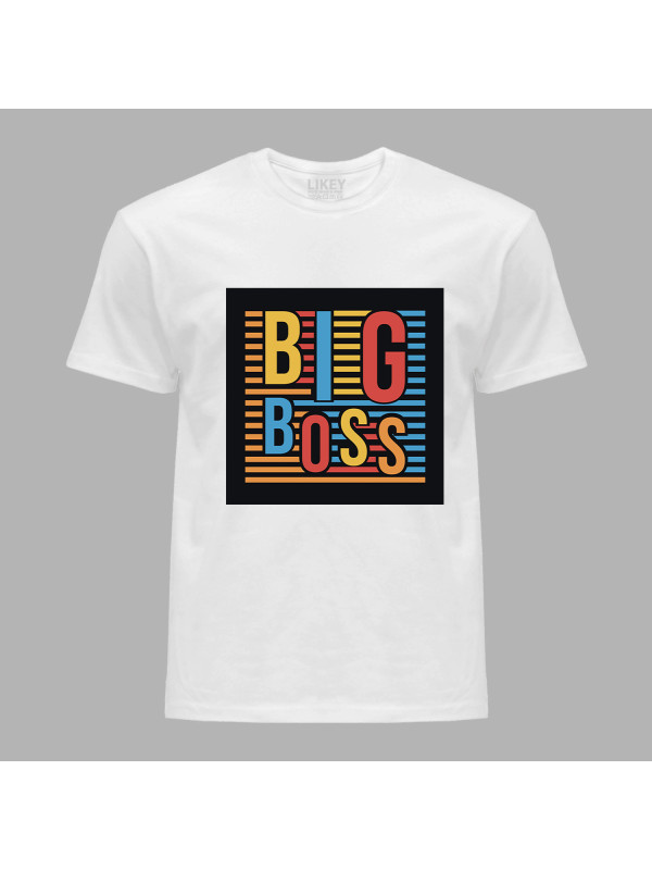 Футболка чоловіча з принтом "Кольоровий Big Boss (Кольоровий Біг Босс)" (1946)