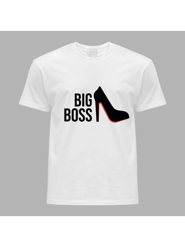 Футболка чоловіча з принтом "Big Boss під підбором (Біг Босс під підбором)" (1947)
