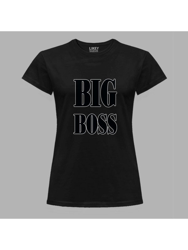Футболка жіноча з принтом "BIG BOSS (БІГ БОСС)" (1949)