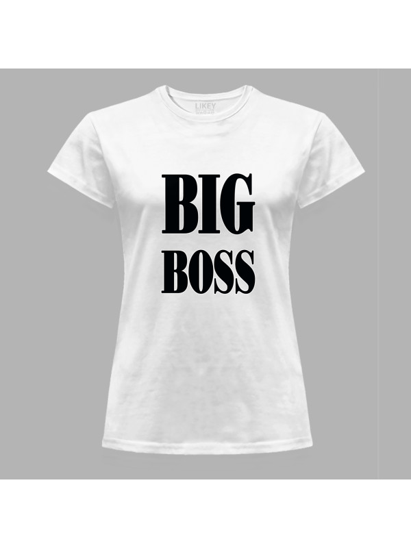 Футболка жіноча з принтом "BIG BOSS (БІГ БОСС)" (1949)