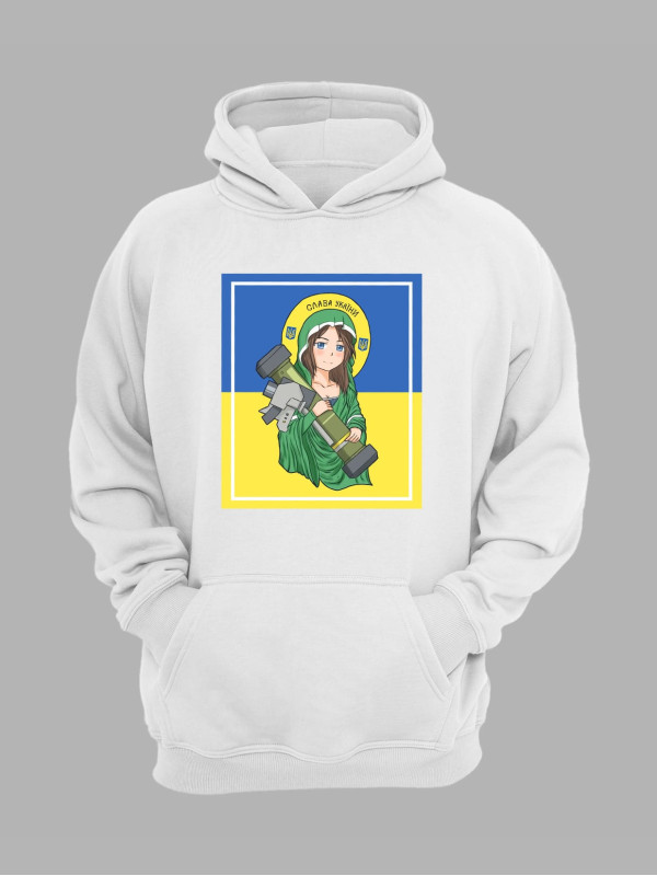 Худі з патріотичним принтом "Слава України" прапор (220309)