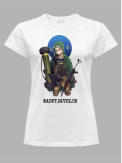 Футболка женская с принтом "Saint Javelin" (220311)