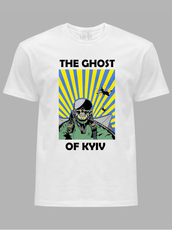Футболка мужская с принтом "The Ghost Of Kyiv" (220313)