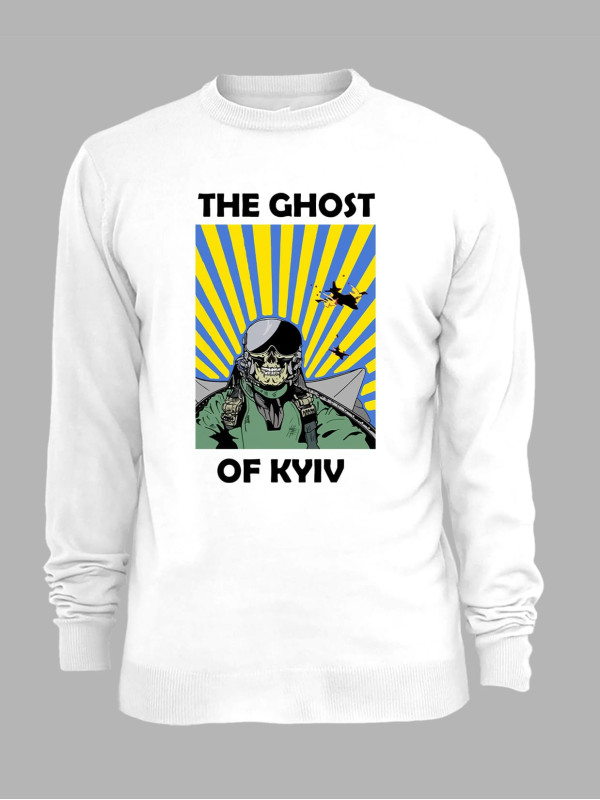 Свитшот с принтом "The Ghost Of Kyiv" (220313)