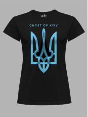 Футболка женская с принтом "Ghost Of Kyiv" (220314)