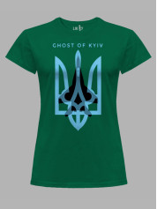 Футболка женская с принтом "Ghost Of Kyiv" (220314)