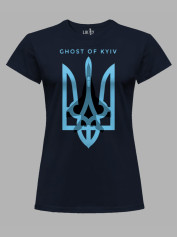 Футболка женская с принтом "Ghost Of Kyiv" (220314)