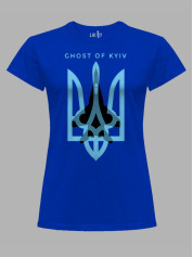 Футболка женская с принтом "Ghost Of Kyiv" (220314)