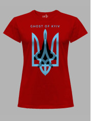Футболка женская с принтом "Ghost Of Kyiv" (220314)