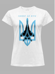 Футболка женская с принтом "Ghost Of Kyiv" (220314)
