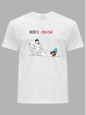 Футболка мужская с принтом "100% Crush" (220317)