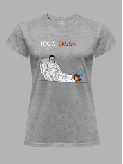 Футболка жіноча з принтом "100% Crush" (220317)