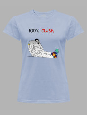 Футболка жіноча з принтом "100% Crush" (220317)
