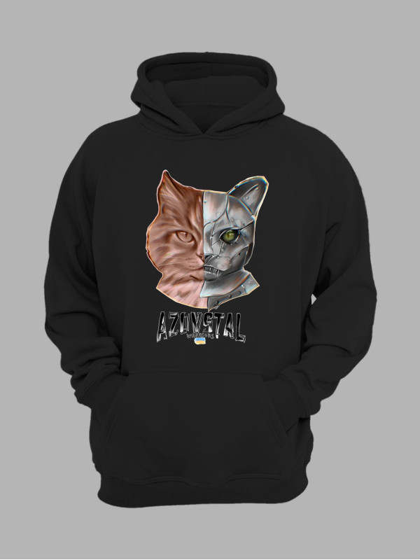 Худі з патріотичним принтом "AZOVSTAL" (22042124)