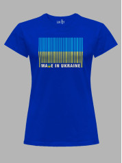 Футболка жіноча з принтом "Made In Ukraine" (22042132)