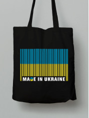 Экосумка из хлопка 38х40см с принтом "Made In Ukraine" (22042132)