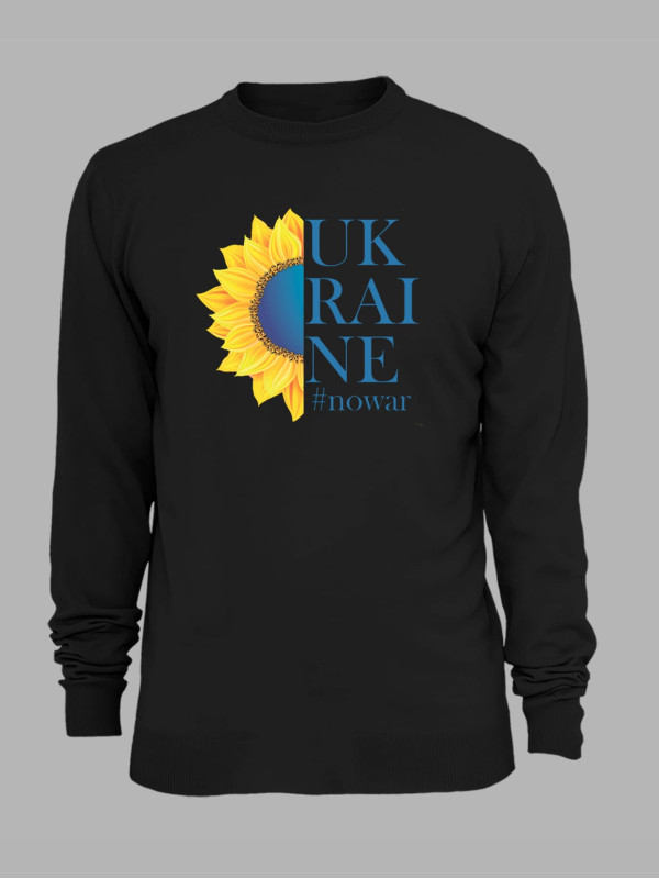 Світшот з принтом "#NoWar" (22042134)