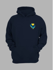 Худі з патріотичним принтом "Heart In Hands" серце в руках (22042137)