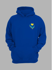 Худі з патріотичним принтом "Heart In Hands" серце в руках (22042137)