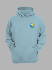 Худі з патріотичним принтом "Heart In Hands" серце в руках (22042137)