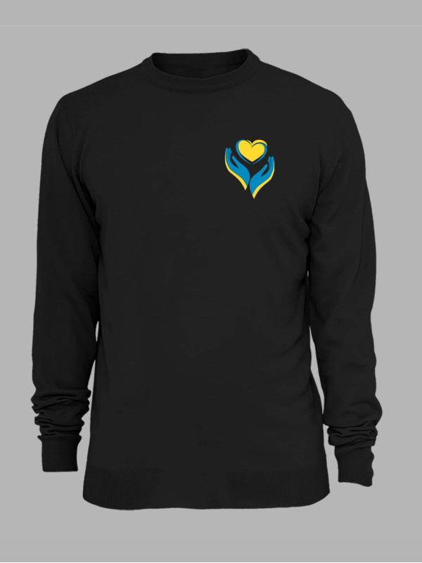 Світшот з принтом "Heart In Hands" (22042137)