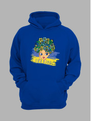 Худі з патріотичним принтом "Ukrainian Beauty" Українська краса (22042138)