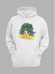 Худі з патріотичним принтом "Ukrainian Beauty" Українська краса (22042138)
