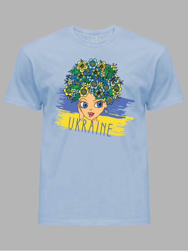 Футболка мужская с принтом "Ukrainian Beauty" (22042138)