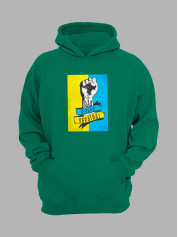 Худі з патріотичним принтом "Вільна Україна" (22042142)